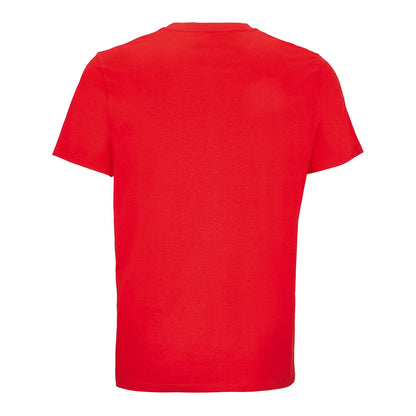 Bright Red - Back - SOLS Unisex Adult Lyam T-Shirt