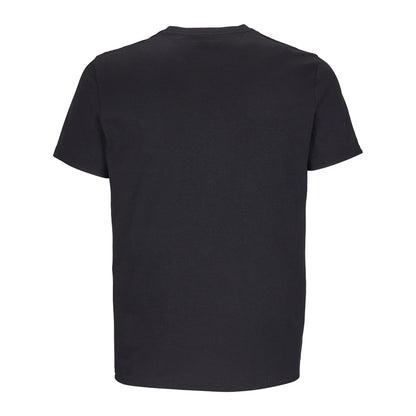 Deep Black - Back - SOLS Unisex Adult Lyam T-Shirt