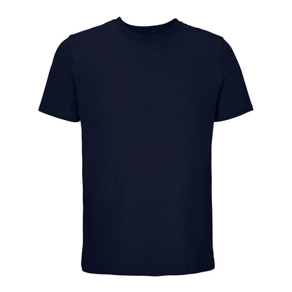 French Navy - Front - SOLS Unisex Adult Lyam T-Shirt