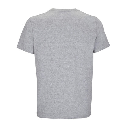 Grey Marl - Back - SOLS Unisex Adult Lyam T-Shirt