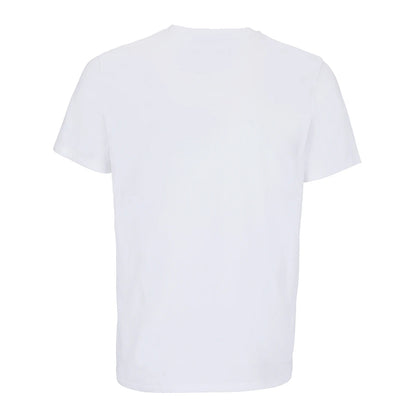 Absolute White - Back - SOLS Unisex Adult Lyam T-Shirt