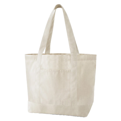 Natural - Back - Westford Mill EarthAware Organic Varsity Tote Bag