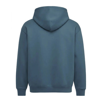 Indigo - Back - Anthem Mens Heavy Bass Hoodie