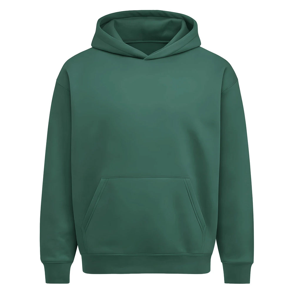 Pine Green - Front - Anthem Mens Heavy Bass Hoodie