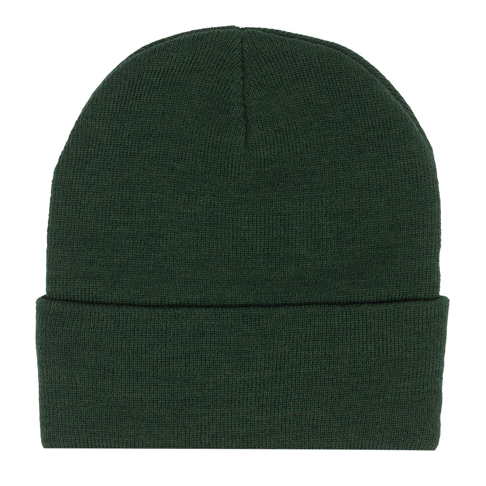 Bottle Green - Front - PRO RTX Unisex Adult Pro Beanie