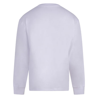 White - Back - Anthem Mens Headline Heavy Long-Sleeved T-Shirt