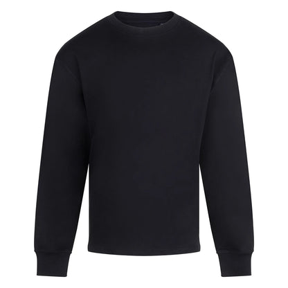 Black - Front - Anthem Mens Headline Heavy Long-Sleeved T-Shirt