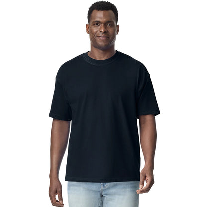 Pitch Black - Side - Gildan Hammer Unisex Adult T-Shirt