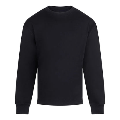 Black - Front - Anthem Mens Headline Heavy Long-Sleeved T-Shirt