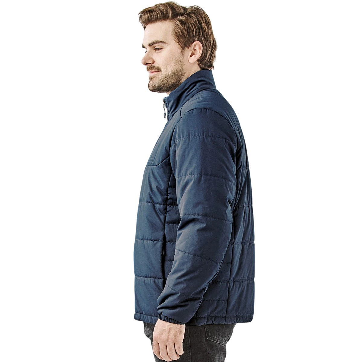 Navy - Side - Stormtech Mens Sierra Thermal Jacket