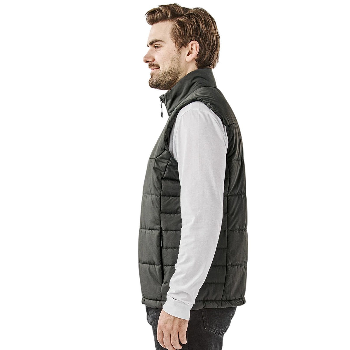 Granite - Side - Stormtech Mens Sierra Thermal Gilet