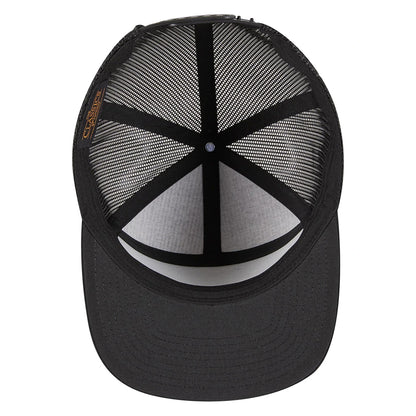 Black - Lifestyle - Flexfit Yupoong 7 Panel Trucker Cap