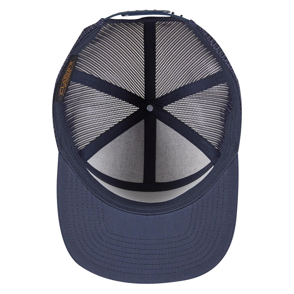 Navy - Lifestyle - Flexfit Yupoong 7 Panel Trucker Cap