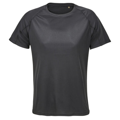 Black - Front - SOLS Womens-Ladies Performance Ripstop T-Shirt