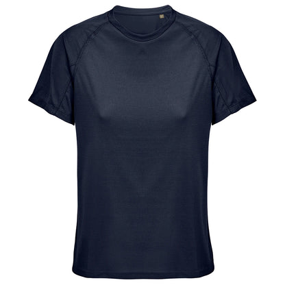 French Navy - Front - SOLS Womens-Ladies Performance Ripstop T-Shirt