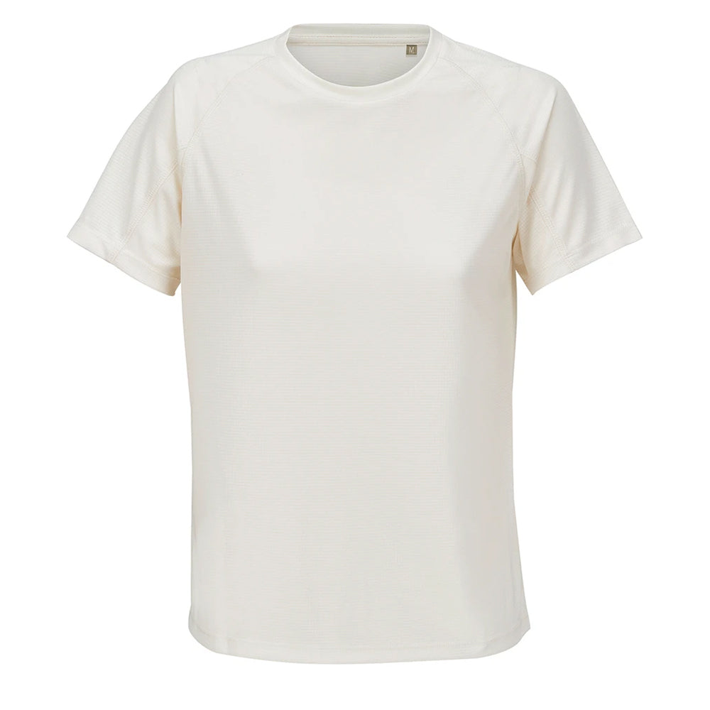 Off White - Front - SOLS Womens-Ladies Performance Ripstop T-Shirt