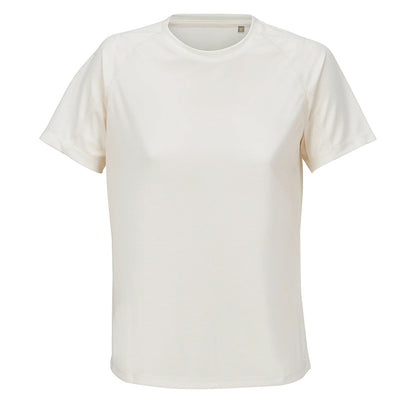 Off White - Front - SOLS Womens-Ladies Performance Ripstop T-Shirt