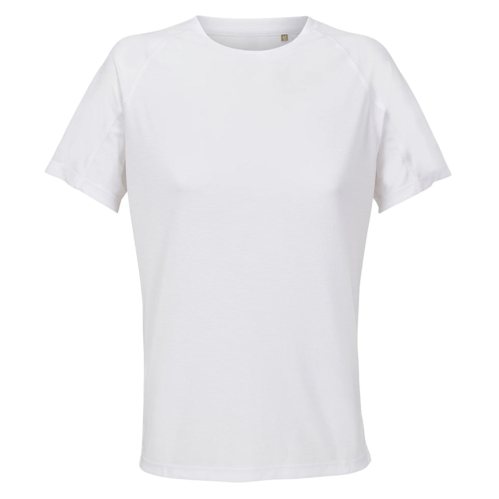 White - Front - SOLS Womens-Ladies Performance Ripstop T-Shirt