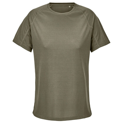 Army - Front - SOLS Womens-Ladies Performance Ripstop T-Shirt