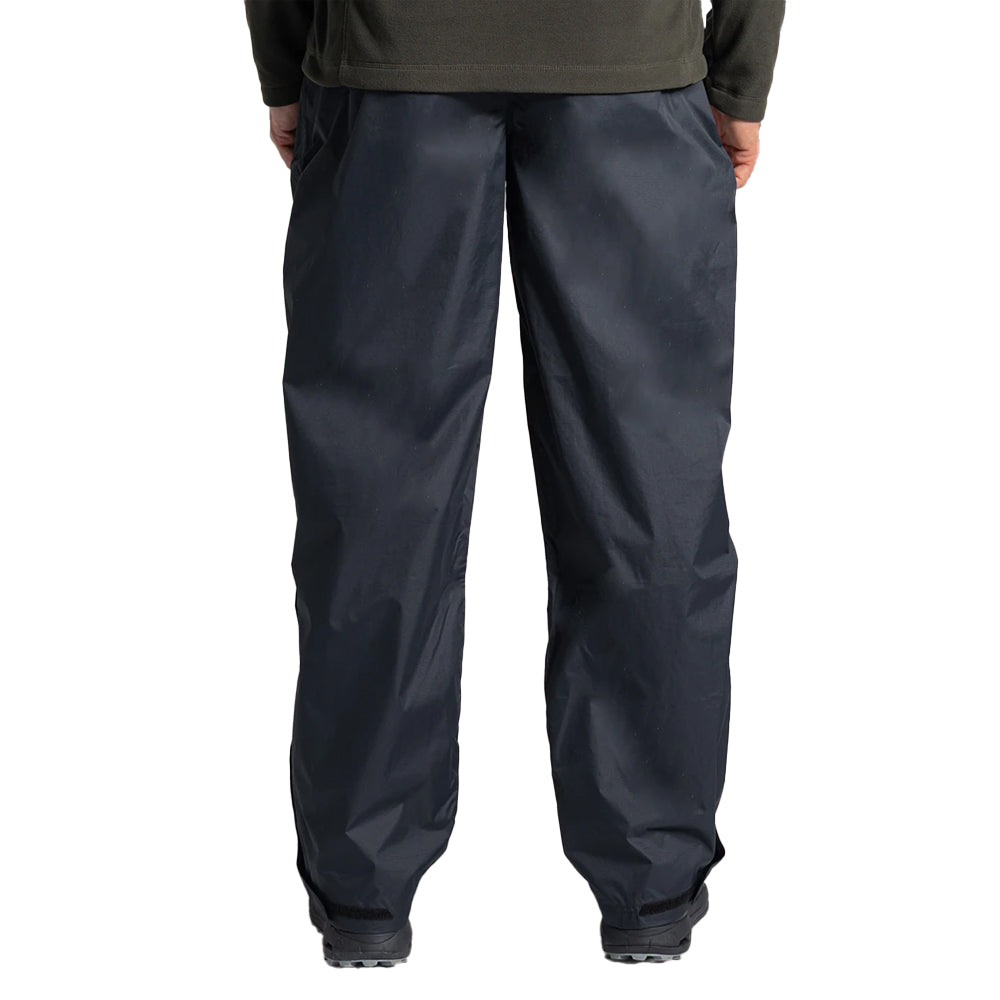 Black - Back - Craghoppers Expert Mens Packable Over Trousers