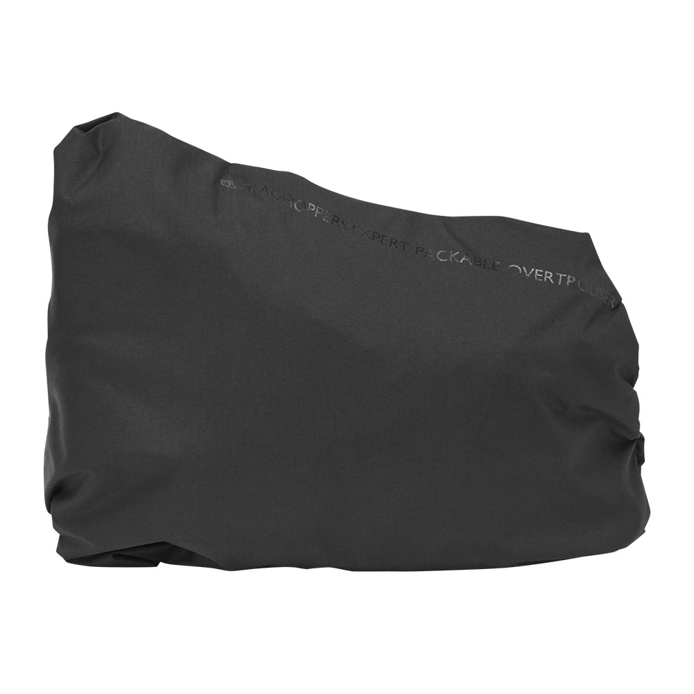 Black - Lifestyle - Craghoppers Expert Mens Packable Over Trousers