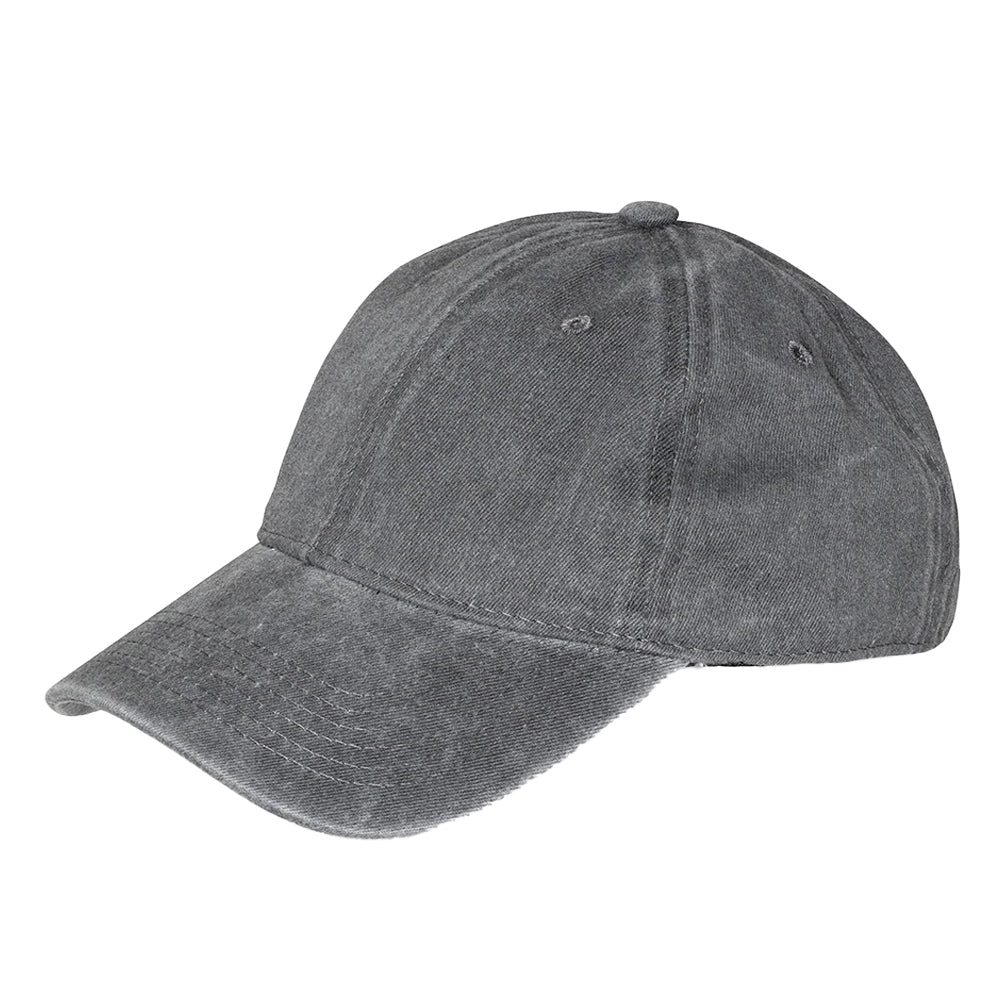 Vintage Black - Back - Result Headwear Core Cotton Baseball Cap