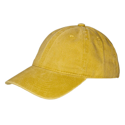 Vintage Mustard - Back - Result Headwear Core Cotton Baseball Cap