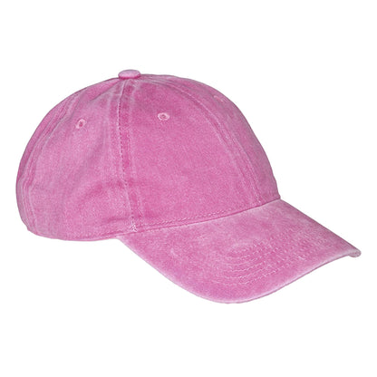 Vintage Pink - Front - Result Headwear Core Cotton Baseball Cap