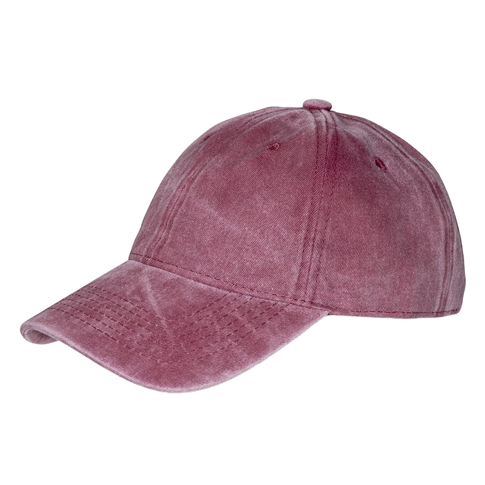 Vintage Red - Back - Result Headwear Core Cotton Baseball Cap