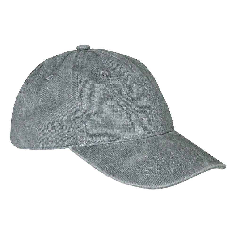 Vintage Grey - Front - Result Headwear Core Cotton Baseball Cap