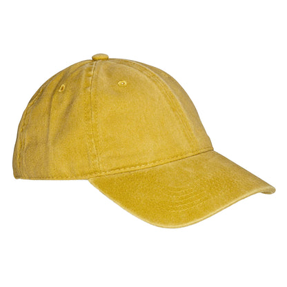 Vintage Mustard - Front - Result Headwear Core Cotton Baseball Cap
