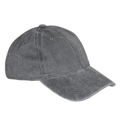 Vintage Black - Front - Result Headwear Core Cotton Baseball Cap