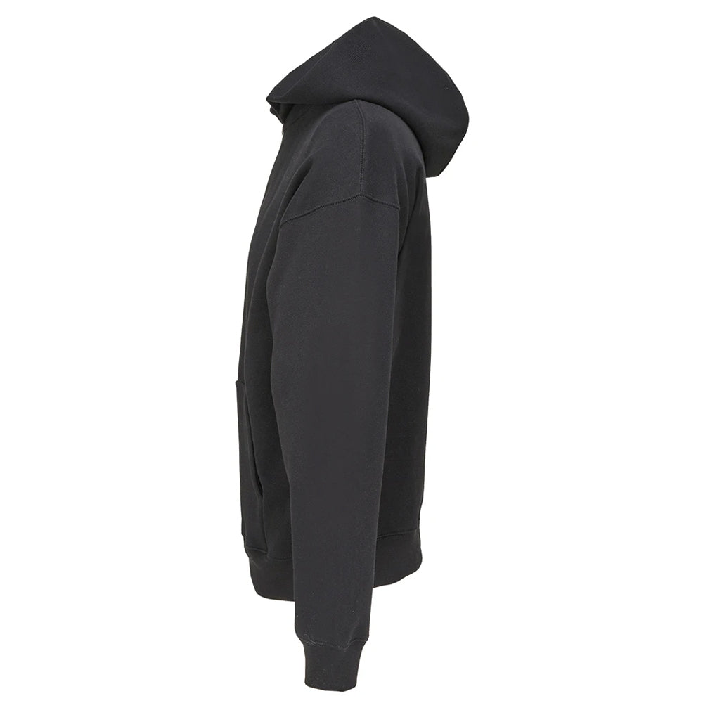 Black - Side - SOLS Unisex Adult Jelo Full Zip Hoodie