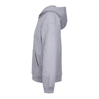 Grey Marl - Side - SOLS Unisex Adult Jelo Full Zip Hoodie