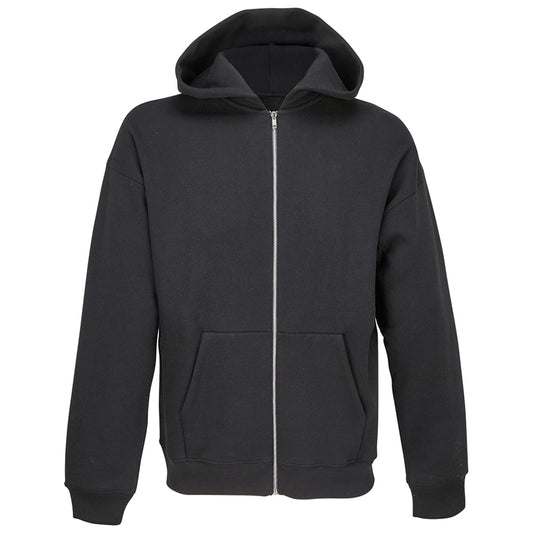 Black - Front - SOLS Unisex Adult Jelo Full Zip Hoodie