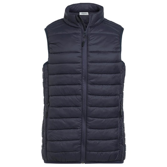 Navy - Front - Brook Taverner Womens-Ladies Skyline Core Padded Gilet