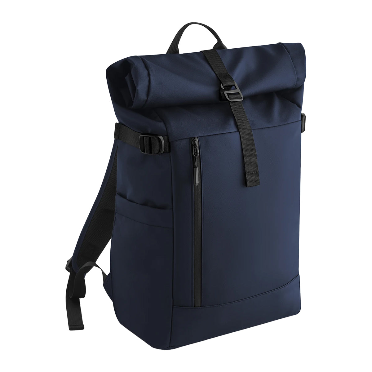 Navy - Front - Bagbase Everyday Roll Up Backpack
