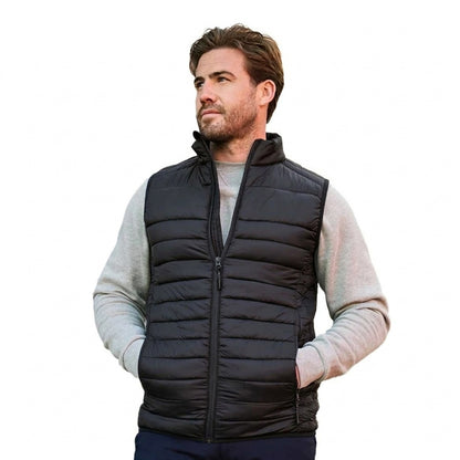 Black - Back - Brook Taverner Unisex Adult Eugene Core Padded Gilet