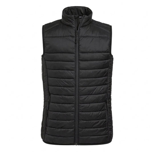 Black - Front - Brook Taverner Unisex Adult Eugene Core Padded Gilet