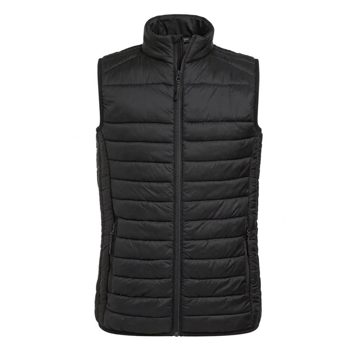 Black - Front - Brook Taverner Unisex Adult Eugene Core Padded Gilet
