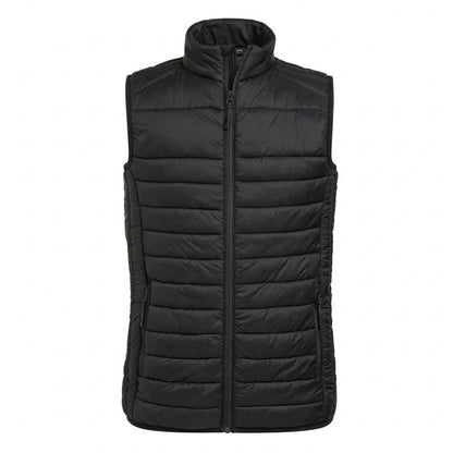 Black - Front - Brook Taverner Unisex Adult Eugene Core Padded Gilet