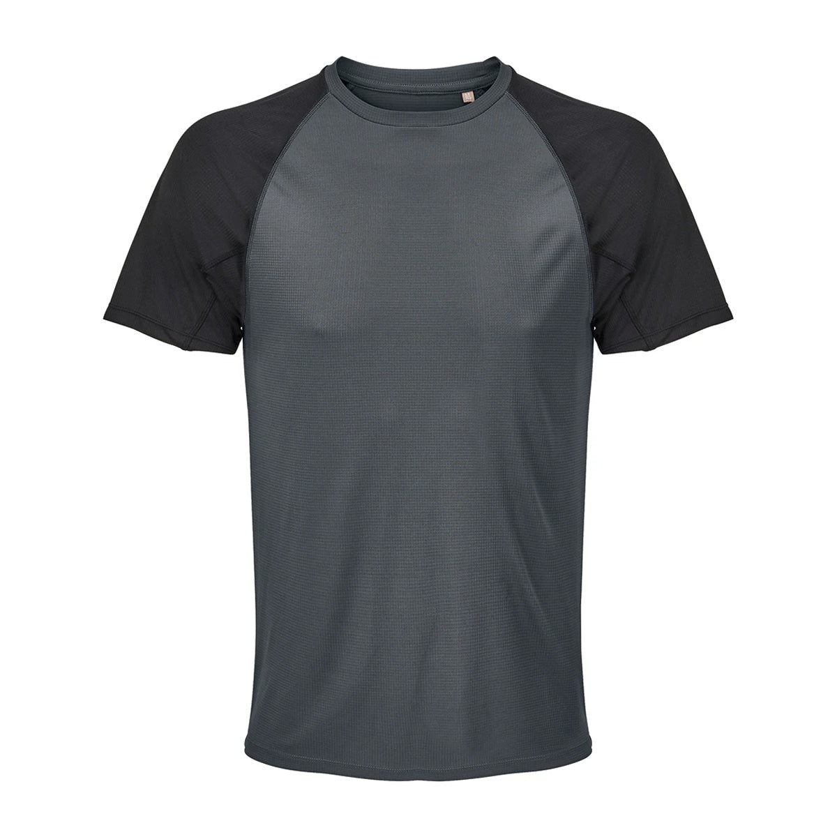 Black-Charcoal - Front - SOLS Unisex Adult Performance Ripstop T-Shirt