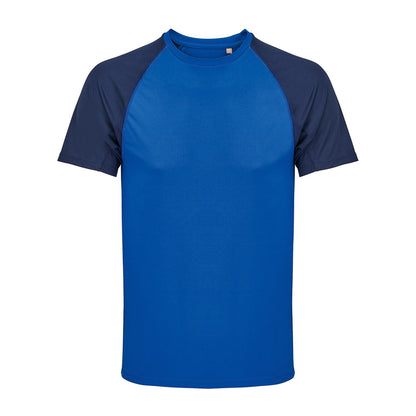 French Navy-Royal Blue - Front - SOLS Unisex Adult Performance Ripstop T-Shirt