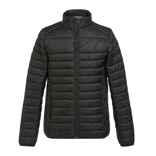 Black - Front - Brook Taverner Mens Buffalo Core Padded Jacket