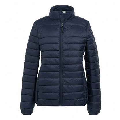 Navy - Front - Brook Taverner Womens-Ladies Venice Core Padded Jacket