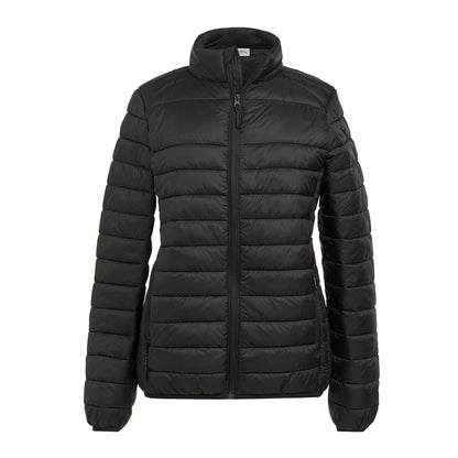 Black - Front - Brook Taverner Womens-Ladies Venice Core Padded Jacket