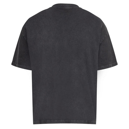 Washed Black - Back - Anthem Mens Distortion Washed T-Shirt