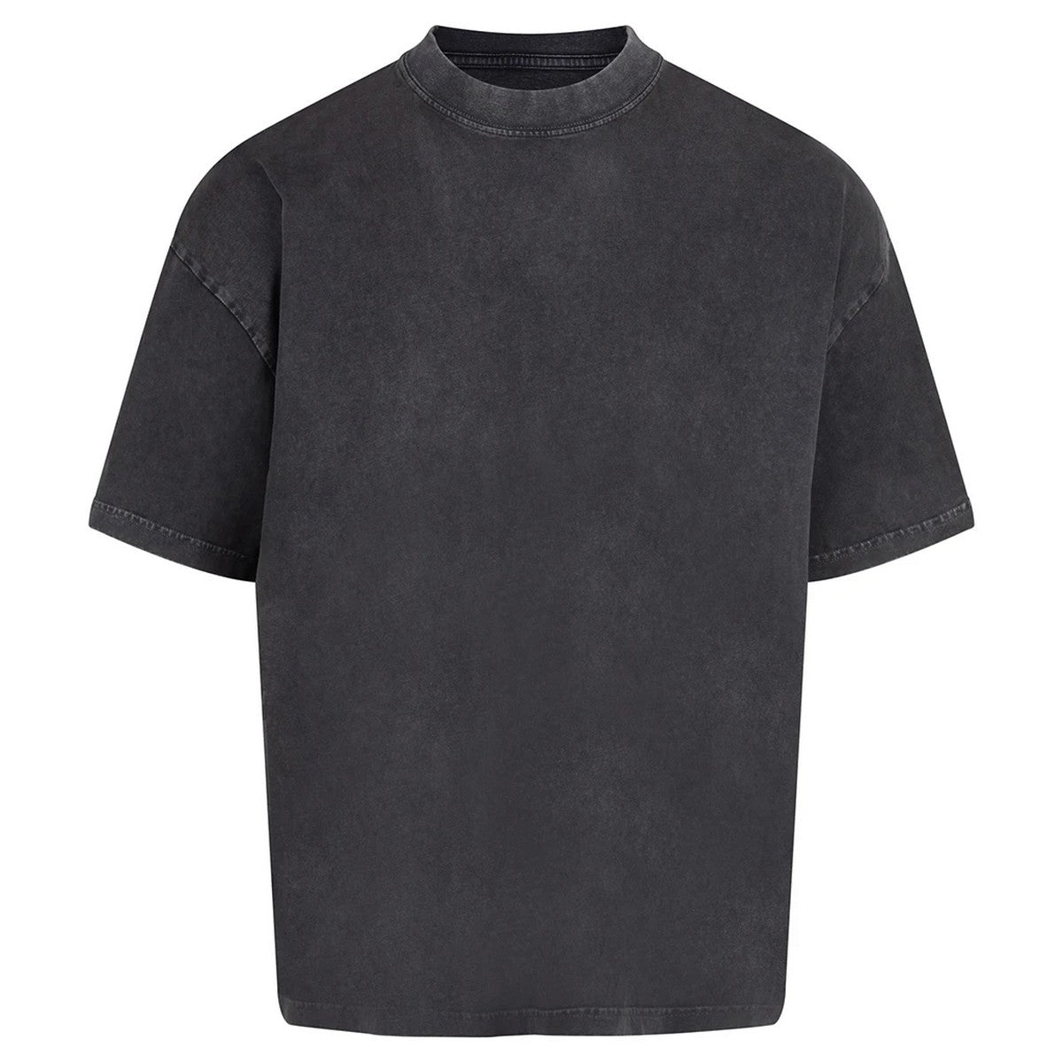 Washed Black - Front - Anthem Mens Distortion Washed T-Shirt