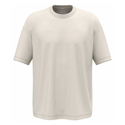 Ivory - Front - Native Spirit Mens Oversized T-Shirt
