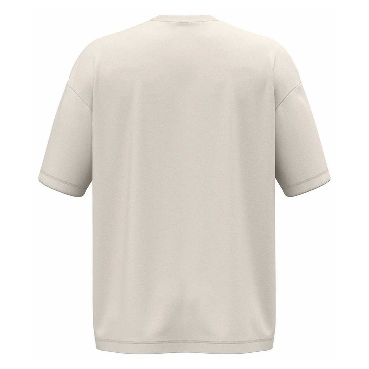 Ivory - Back - Native Spirit Mens Oversized T-Shirt